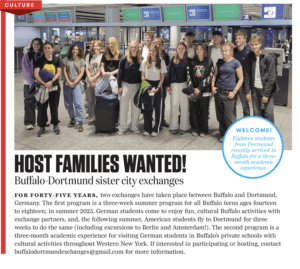 Article Host Families wanted